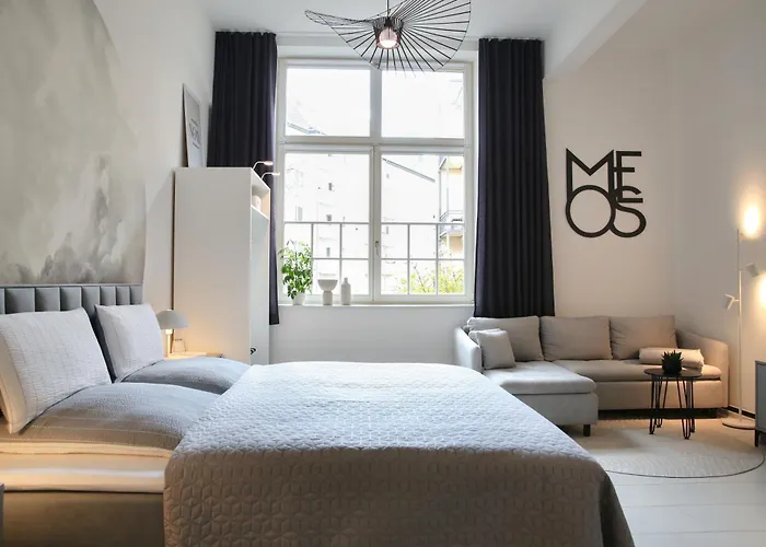 Meos 3 -zentrum-hofblick-gym-netflix Apartment Leipzig